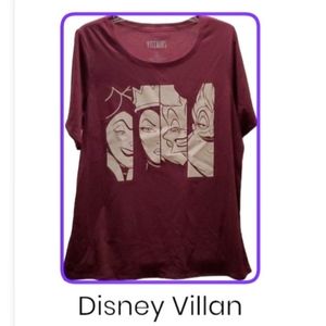 NEW DISNEY Villains t-shirt sz 0X